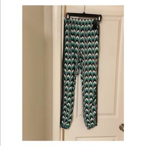 Multi Colored Flare Pants